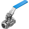 Ball valve Series: VZBE Stainless steel/PTFE Handle PN63 Internal thread (NPT) 1" (25)